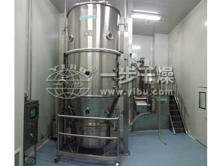 FL沸腾制粒机试车现场